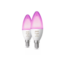 Philips Hue E14 Candle | Smart RGBW | 470lm 2 Pack